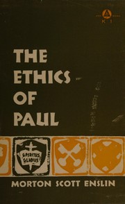 Cover of The ethics of Paul by Morton Scott Enslin