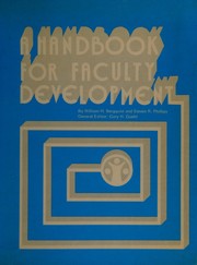 Cover of A handbook for faculty development by William H. Bergquist