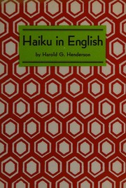 Front cover of Haiku in English by Harold Gould Henderson