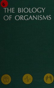 Front cover of The biology of organisms by William H. Telfer