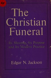 Cover of The Christian funeral by Edgar Newman Jackson