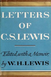 Front cover of Letters of C. S. Lewis by C. S. Lewis