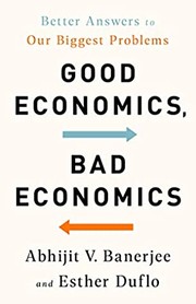 Cover of Good Economics for Hard Times by Abhijit Banerjee