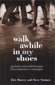 Front cover of Walk awhile in my shoes by Eric Harvey