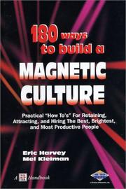 Front cover of 180 ways to build a magnetic culture by Eric Harvey