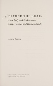 Cover of Beyond the Brain by Louise Barrett