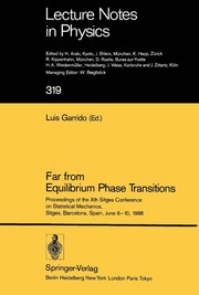Front cover of Far from Equilibrium Phase Transitions by Sitges Conference on Statistical Mechanics (10th 1988)