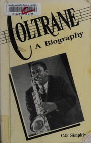 Cover of Coltrane by Cuthbert Ormond Simpkins