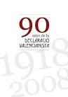 Front cover of 90 anys de la Declaració Valencianista by Unknown