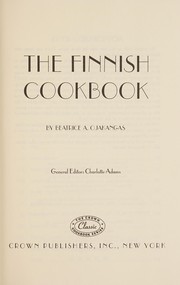 Cover of The Finnish cookbook by Beatrice A. Ojakangas
