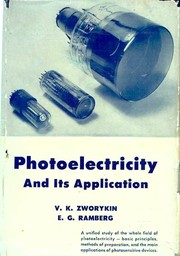 Front cover of Photoelectricity and its application by Zworykin, V. K.