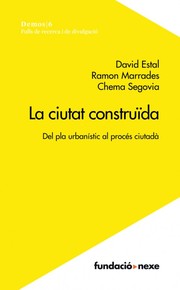 Cover of La ciutat construïda by David Estal