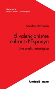 Front cover of El valencianisme enfront d'Espanya by Amadeu Mezquida