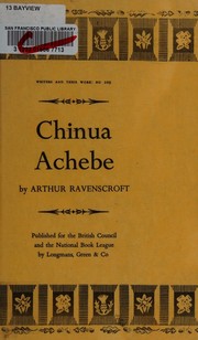 Front cover of Chinua Achebe by Arthur Ravenscroft