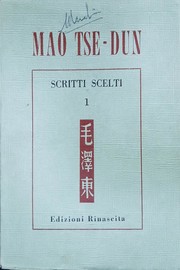 Front cover of Scritti scelti di Mao Tze Tung - Volume 1 by Mao Zedong