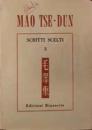 Front cover of Scritti scelti di Mao Tze Tung - Volume 3 by Mao Zedong