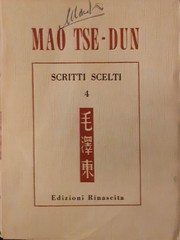 Front cover of Scritti scelti di Mao Tze Tung - Volume 4 by Mao Zedong