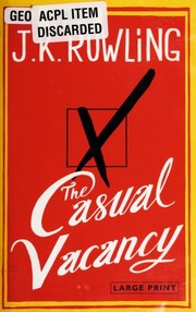 Cover of The Casual Vacancy by J. K. Rowling