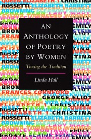 Front cover of An Anthology of Poetry by Women by Linda Hall
