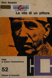 Front cover of La vita di un pittore by Gino Severini