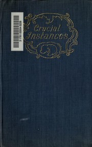 Cover of Crucial Instances by Edith Wharton