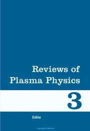 Front cover of Reviews of Plasma Physics by M. A. Leontovich