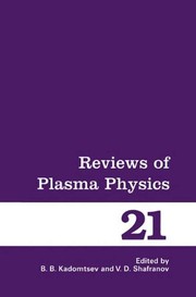 Front cover of Reviews of Plasma Physics by B. B. Kadomtsev