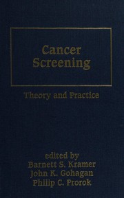 Cover of Cancer screening by John Kenneth Gohagan