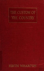 Front cover of The Custom of the Country by Edith Wharton