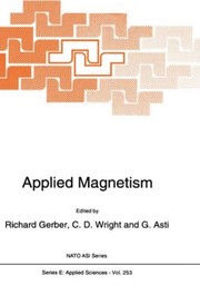Front cover of Applied Magnetism by Richard Gerber