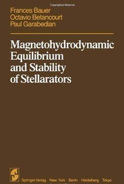 Front cover of Magnetohydrodynamic Equilibrium and Stability of Stellarators by Frances Bauer