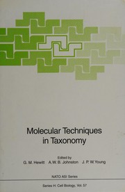 Front cover of Molecular techniques in taxonomy by NATO Advanced Study Institute on Molecular Techniques in Taxonomy (1990 Norwich, England)