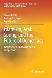 Front cover of Islamism, Arab Spring, and the Future of Democracy by Leonid Grinin