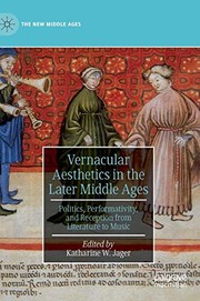 Front cover of Vernacular Aesthetics in the Later Middle Ages by Katharine W. Jager