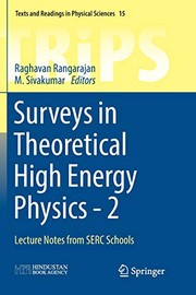 Front cover of Surveys in Theoretical High Energy Physics - 2 by Raghavan Rangarajan