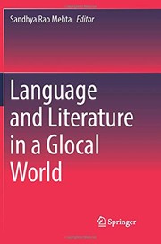 Front cover of Language and Literature in a Glocal World by Sandhya Rao Mehta