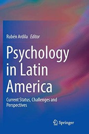 Front cover of Psychology in Latin America by Rubén Ardila
