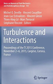 Cover of Turbulence and Interactions by Michel O. Deville