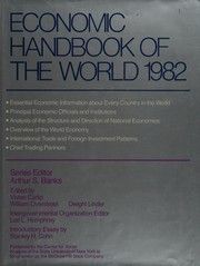 Cover of Economic handbook of the world by Arthur S. Banks