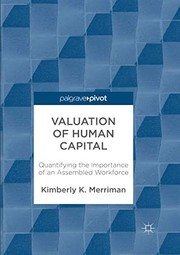 Front cover of Valuation of Human Capital by Kimberly K. Merriman