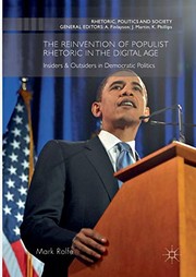Front cover of The Reinvention of Populist Rhetoric in The Digital Age by Mark Rolfe