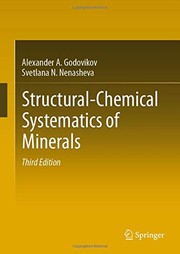 Front cover of Structural-Chemical Systematics of Minerals by Alexander A. Godovikov
