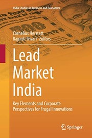 Cover of Lead Market India by Cornelius Herstatt