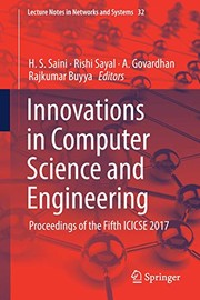 Cover of Innovations in Computer Science and Engineering by H. S. Saini