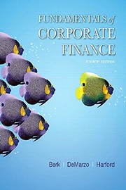 Front cover of Fundamentals of Corporate Finance by Jonathan Berk