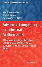 Cover of Advanced Computing in Industrial Mathematics by Krassimir Georgiev