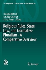 Front cover of Religious Rules, State Law, and Normative Pluralism - A Comparative Overview by Rossella Bottoni