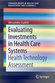 Front cover of Evaluating Investments in Health Care Systems by Alessandro Scaletti