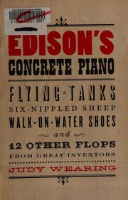 Front cover of Edison's concrete piano by Judy Wearing