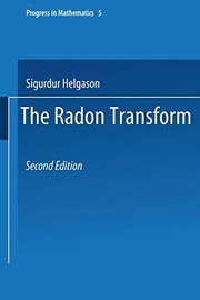 Cover of The Radon Transform by Sigurdur Helgason